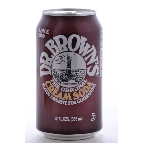 Dr. Brown's Cream Soda - 12 oz Cans  (12 Pack) - Beverages Direct
 - 2