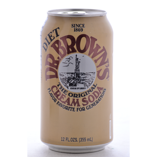 Dr. Brown's Diet Cream Soda - 12 oz Cans