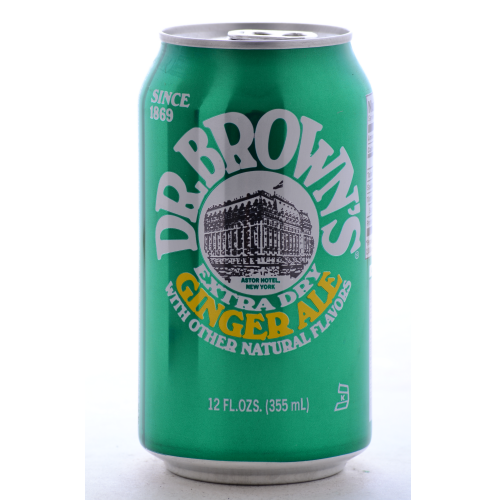 Dr. Brown's Ginger Ale - 12 oz Cans