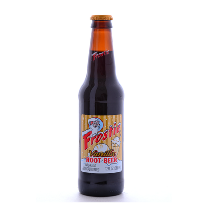 Frostie Vanilla Root Beer - 12 oz Glass Bottles