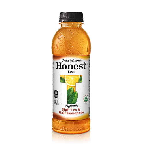 Honest Tea Organic Half Tea and Half Lemon - 16.9 OZ (12 Pack) - Beverages Direct
