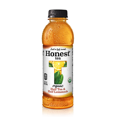 Honest Tea Organic Half Tea and Half Lemon - 16.9 oz (12 Pack)