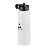 Test Personalized Initial Water Bottle (30 oz) - Front Left View