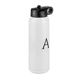 Test Personalized Initial Water Bottle (30 oz) - Front Right View