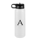 Test Personalized Initial Water Bottle (30 oz) - Left View