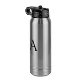 Test Personalized Initial Water Bottle (30 oz) - Front Left View