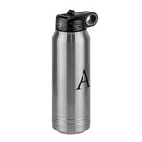 Test Personalized Initial Water Bottle (30 oz) - Front Right View