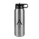 Test Personalized Initial Water Bottle (30 oz) - Right View