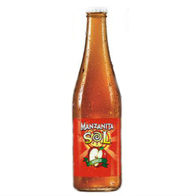 Manzanita Sol Apple Soda - 12 oz (12 Glass Bottles)