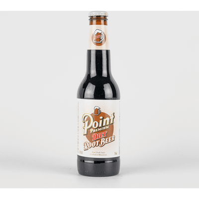 Point Premium Diet Root Beer - 12 oz Glass Bottles