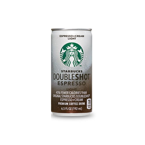 Starbucks DoubleShot Light Espresso & Cream - 6.5 oz. Cans (12 Pack) - Beverages Direct
