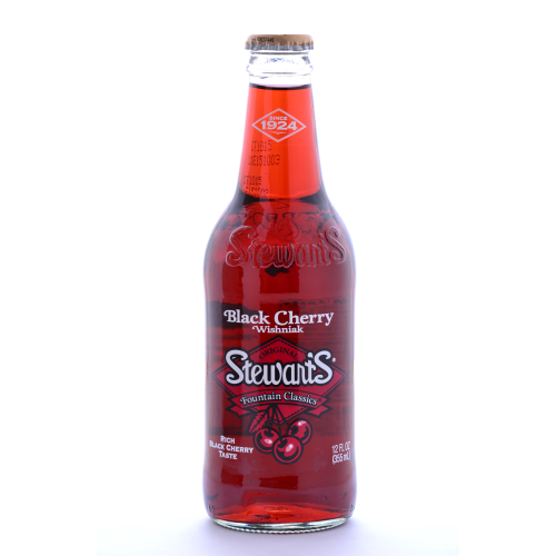 Stewart's Wishniak Black Cherry Soda - 12 oz. (12 Pack) - Beverages Direct

