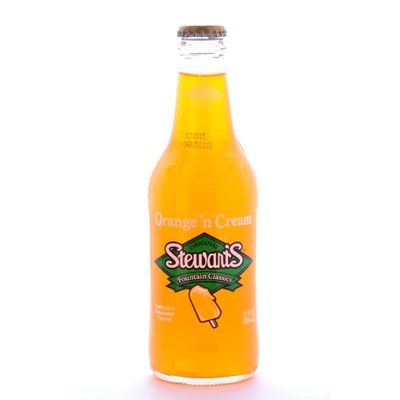 Stewart's Orange 'n Cream - 12 oz Glass Bottles