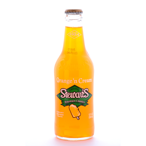 Stewart's Orange 'n Cream - 12 oz Glass Bottles