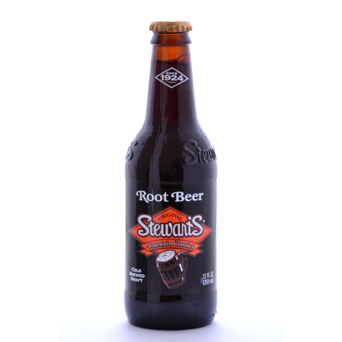 Stewart's Root Beer - 12 oz Glass Bottles