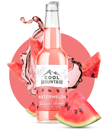 Cool Mountain Watermelon Soda - 12 oz Glass Bottles